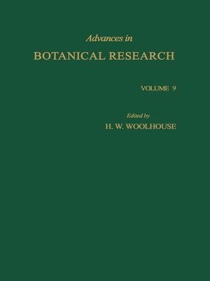 cover image of Advances in Botanical Research